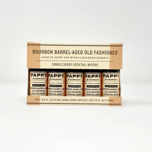 Pappy Van Winkle Bourbon Barrel-Aged Old Fashioned Mix - Single Serve 5 pack