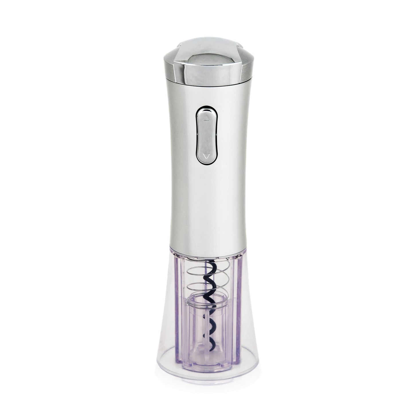Silver Lux™ Electric Corkscrew w/ Removable Foil Cutter