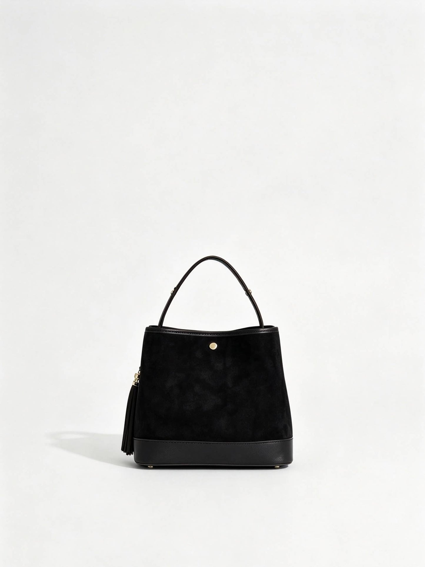 Italian Suede Bucket Bag