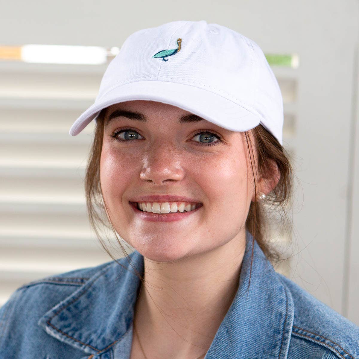 Pelican Baseball Hat   White/Multi   One Size