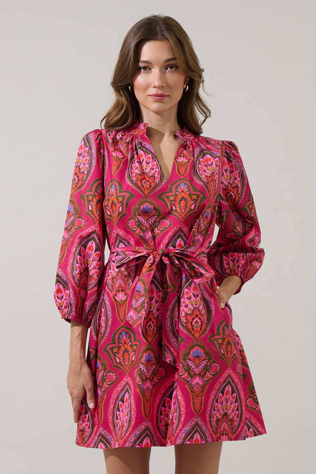 Azura Floral Eira Poplin Mini Dress