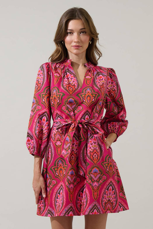 Azura Floral Eira Poplin Mini Dress