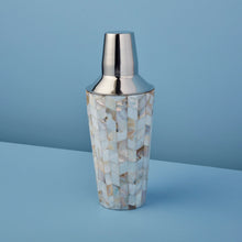 Load image into Gallery viewer, Mother of Pearl Mosaic Cocktail Shaker
