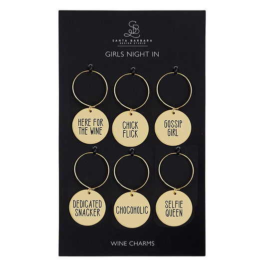 Girls Night In - Wine Charm Set
