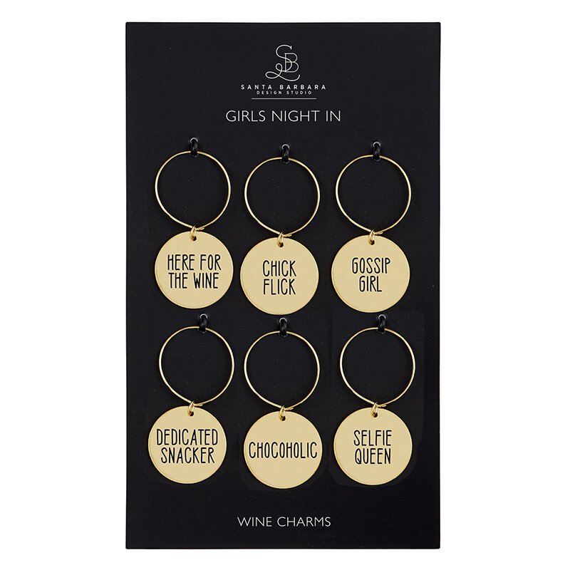 Girls Night In - Wine Charm Set