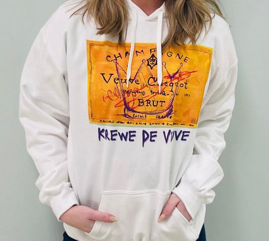 Krewe De Veuve Hoodie Sweatshirt