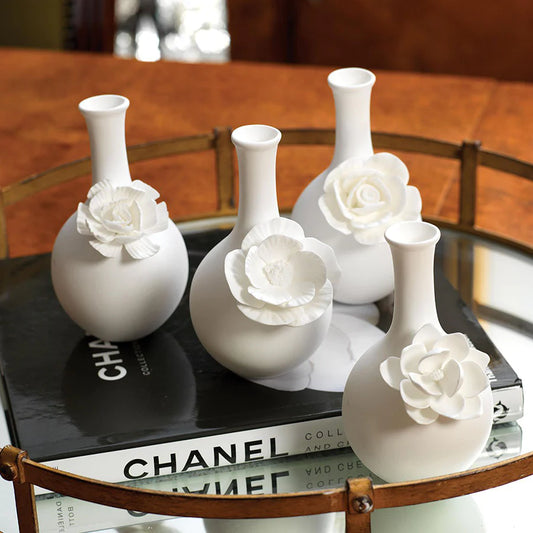 White Porcelain Bud Vase