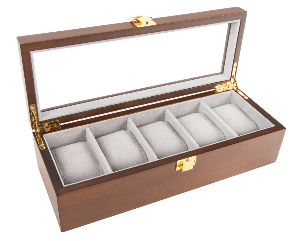 William 5-Slot Watch Box
