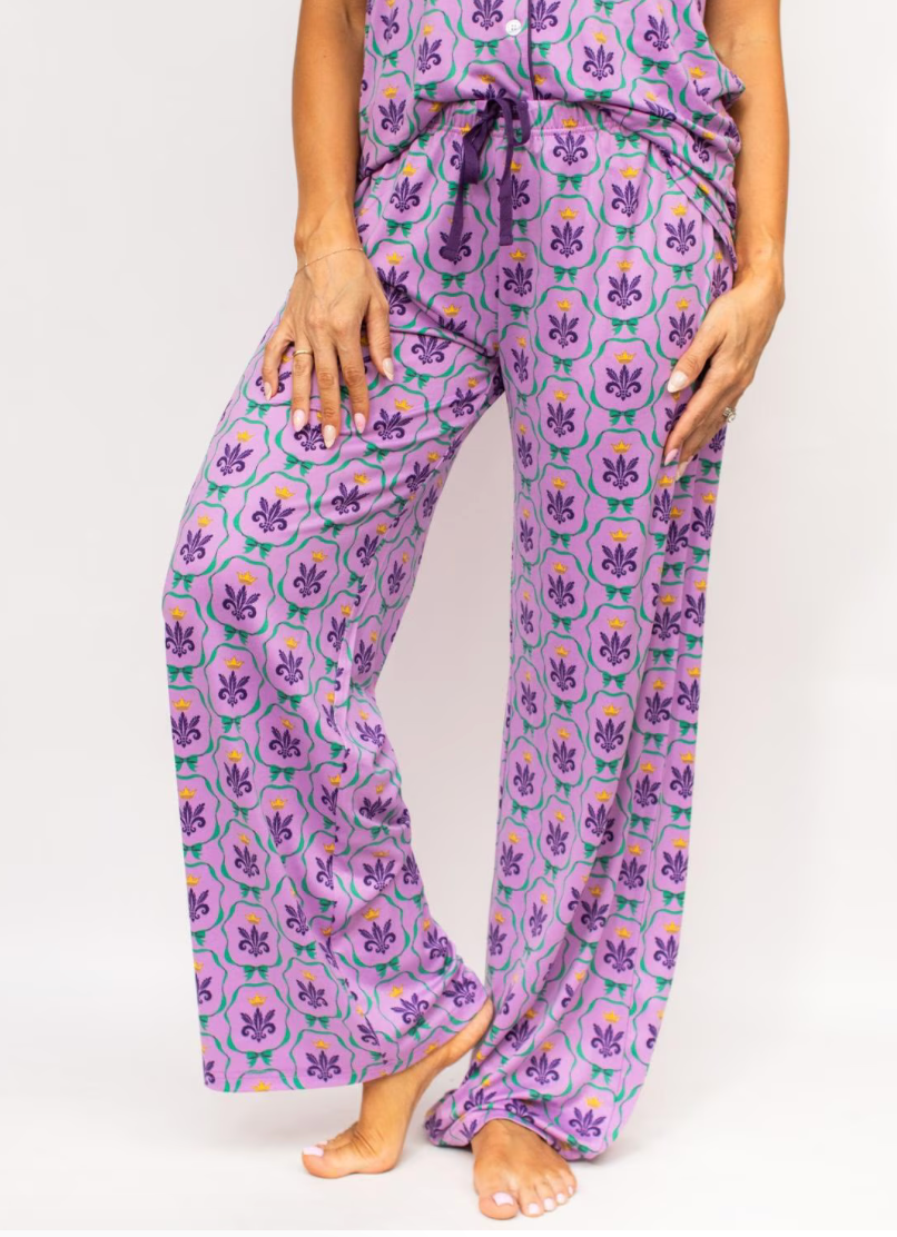 Mardi Bow Pajama Set