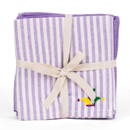 Mardi Gras Crown Hand Towel Set of 3