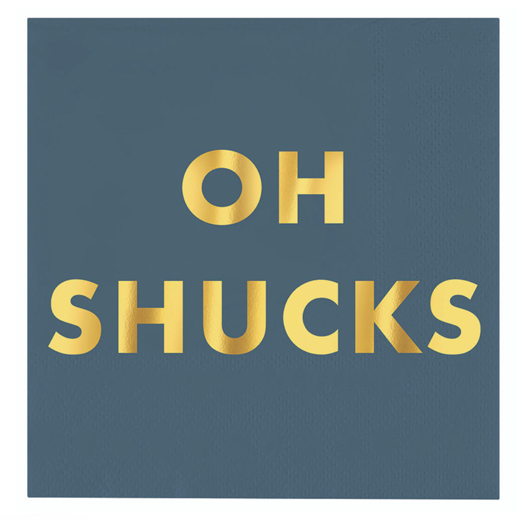 Cocktail Napkins - Oh Shucks