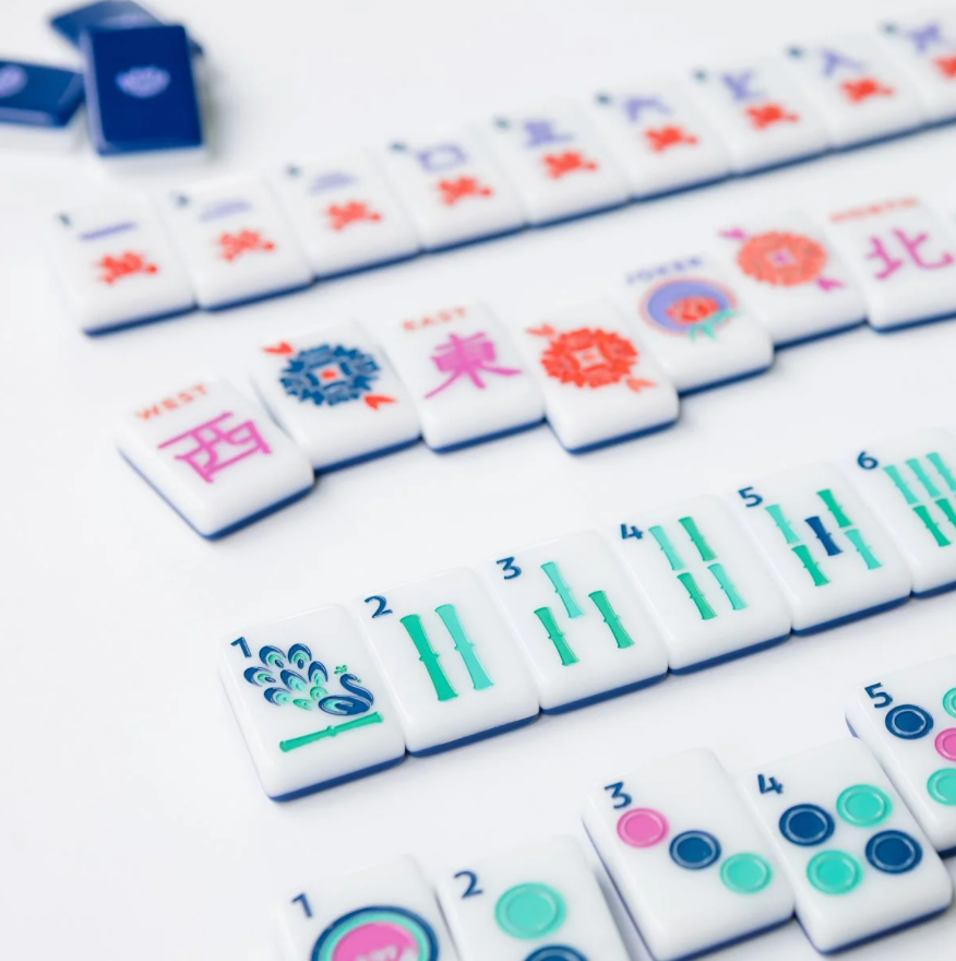 Sapphire Mahjong House Tiles