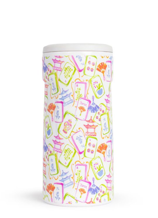 Mahjong Insulated Slim Can Cooler