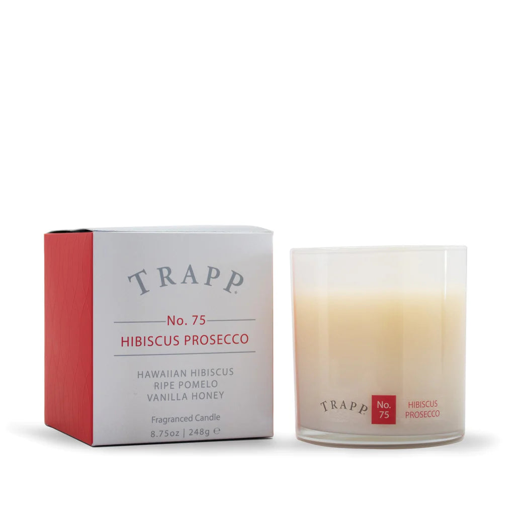 Hibiscus Prosecco Candle