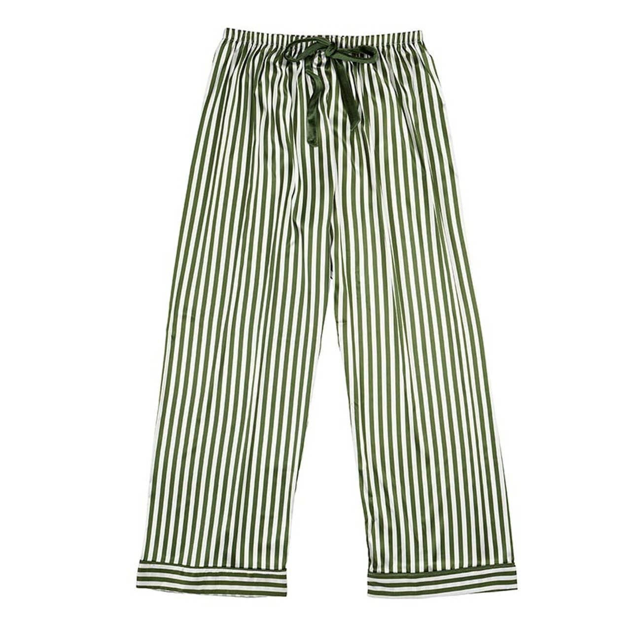 Long Sleeve PJ Set - Green Stripe