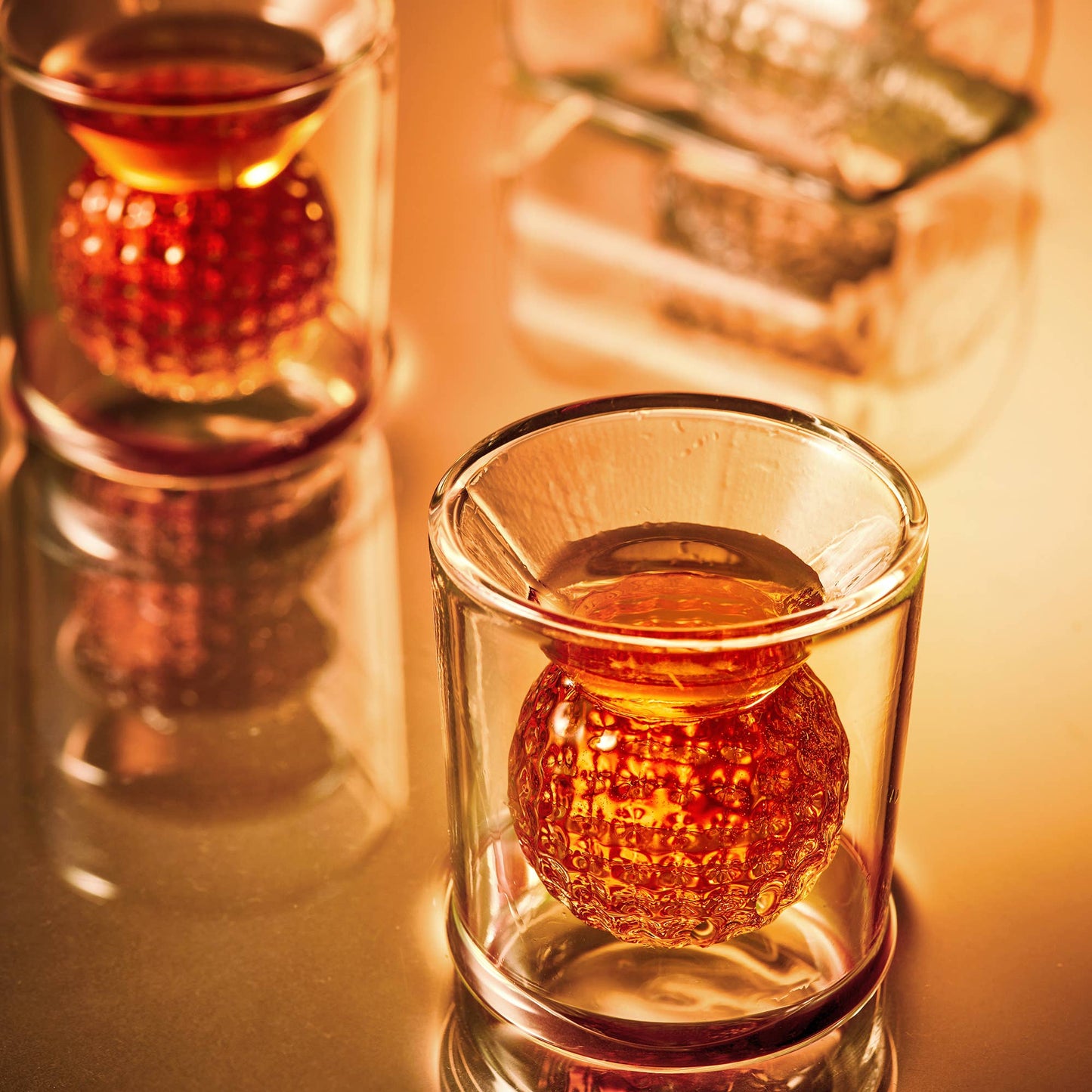 Golf Ball Whiskey Shot Glass