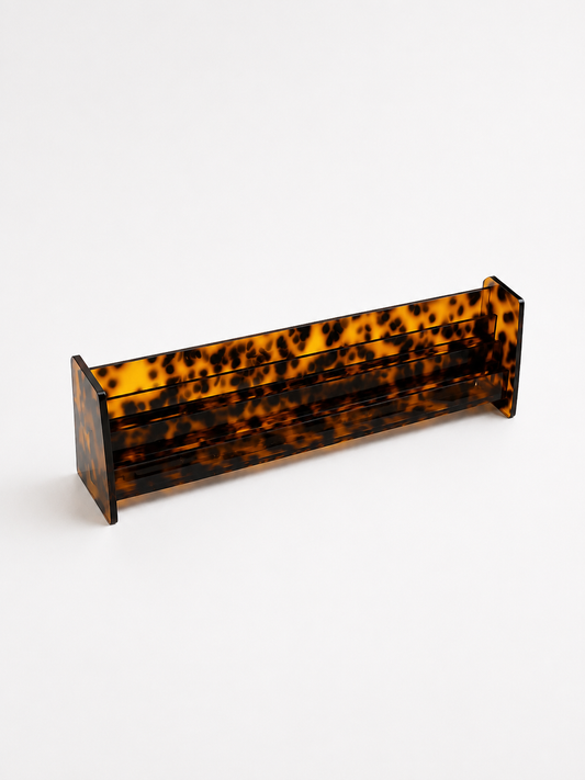 Acrylic Card Rack - Tortoise