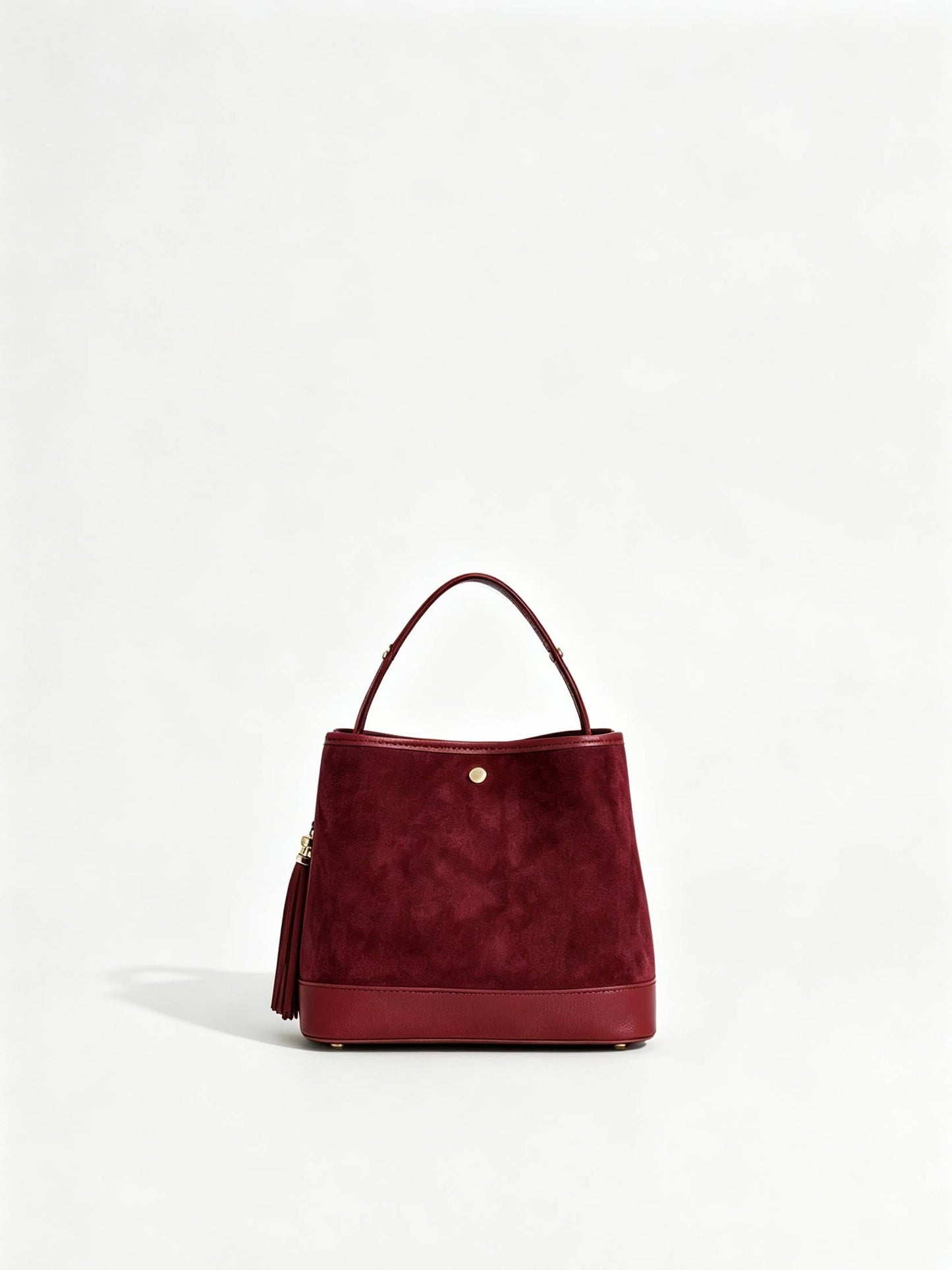 Italian Suede Bucket Bag