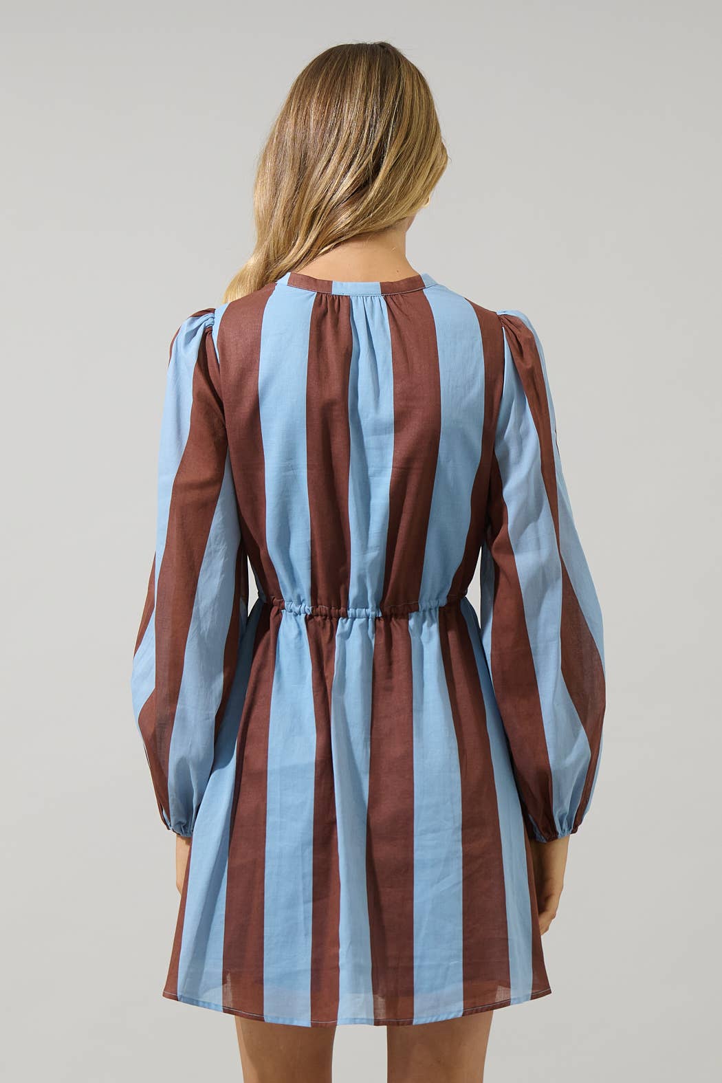 Evabelle Stripe Viany Shift Mini Dress