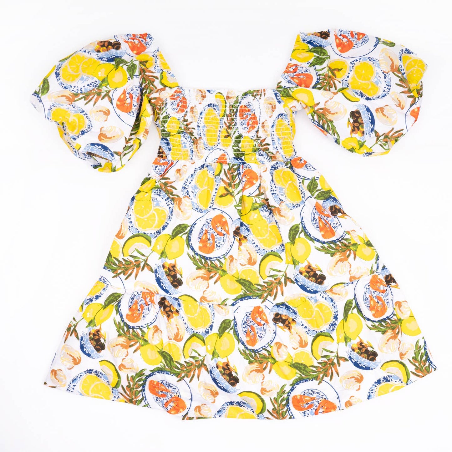 Lemon Santorini Dress