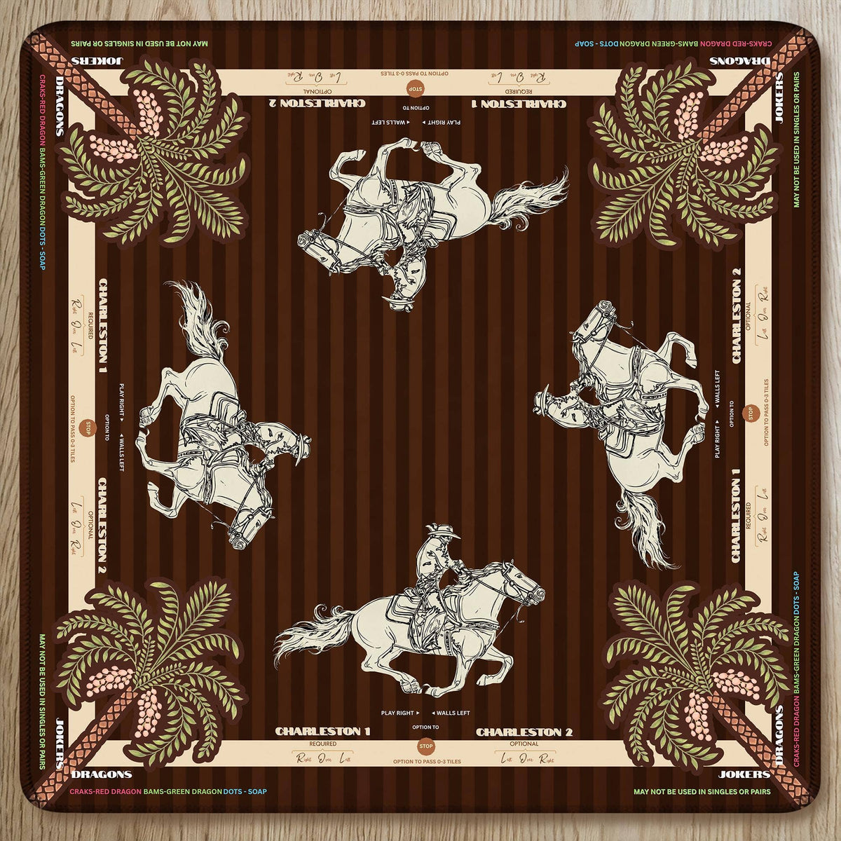 Mahjong Mat - The Belmont, 3mm Neoprene (Ships Rolled)