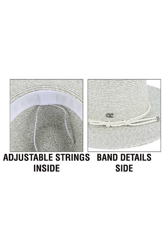 Leather String Rope Band Hat