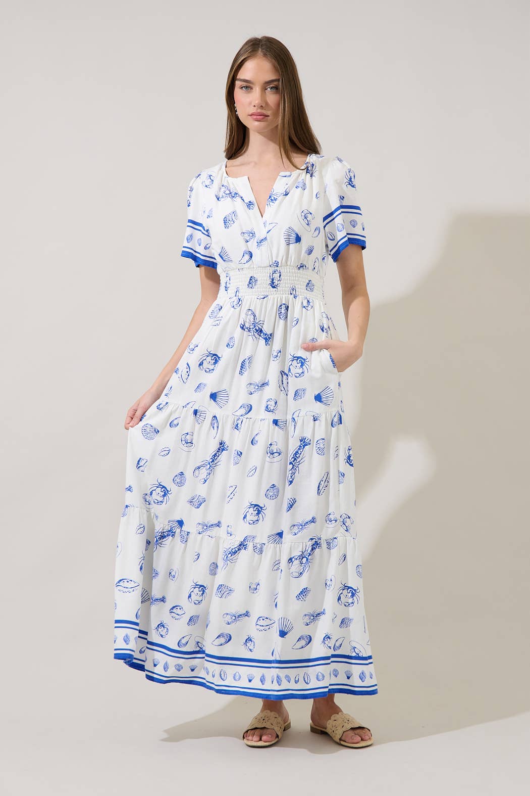 Maxi Dress Sea Tale