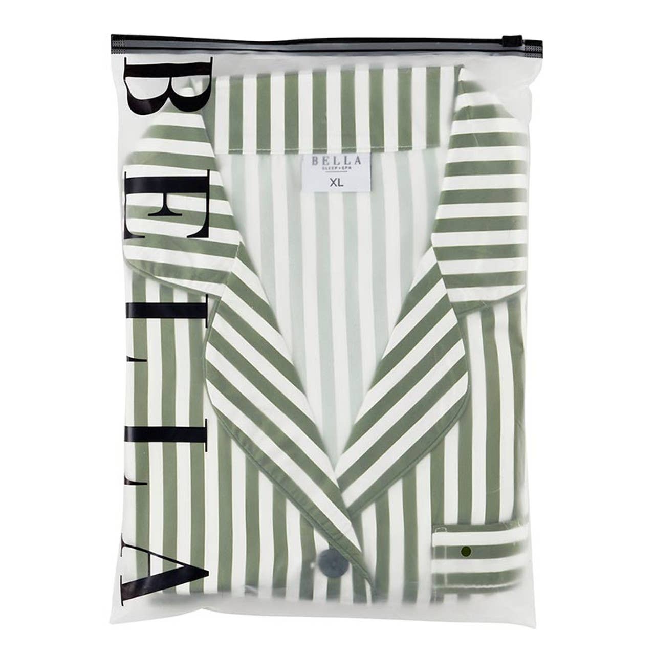 Long Sleeve PJ Set - Green Stripe