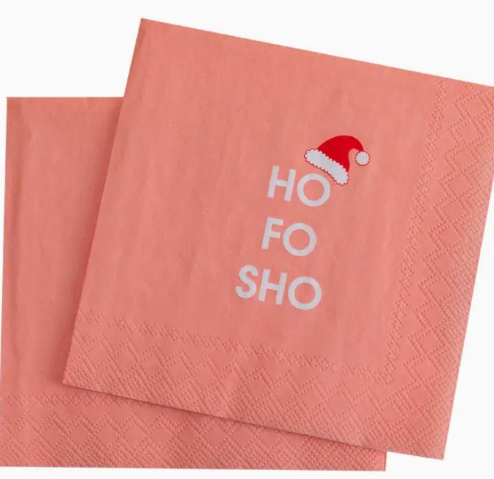 Ho Fo Sho - Holiday Cocktail Napkins