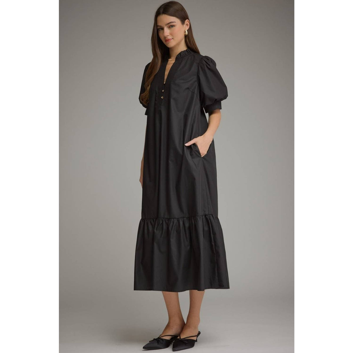 Black Midi Dress
