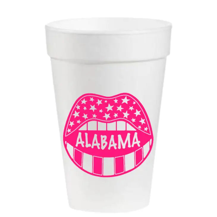 Alabama Game Day Foam Cups