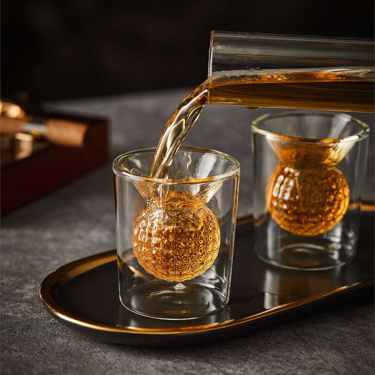 Golf Whiskey Decanter Set