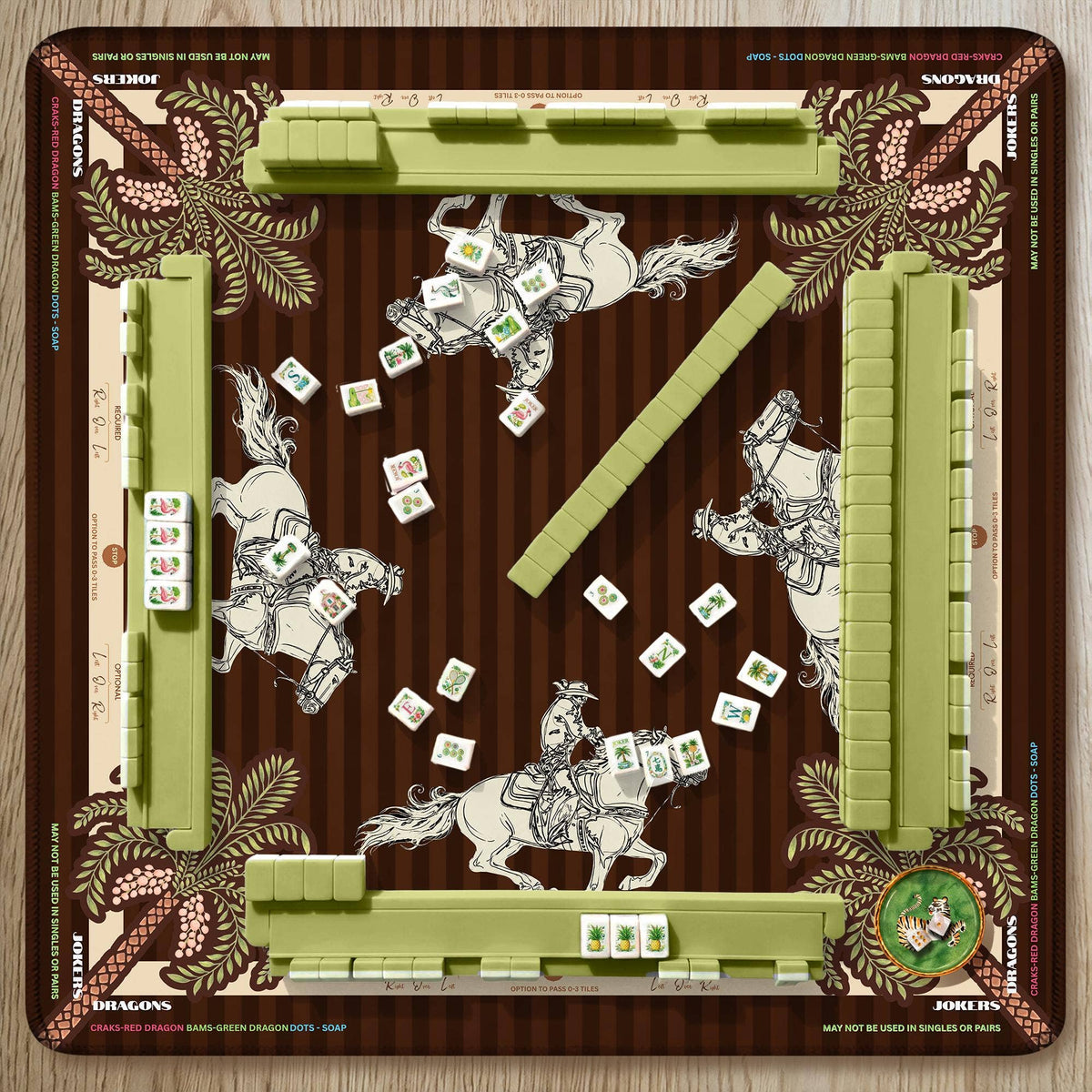 Mahjong Mat - The Belmont, 3mm Neoprene (Ships Rolled)