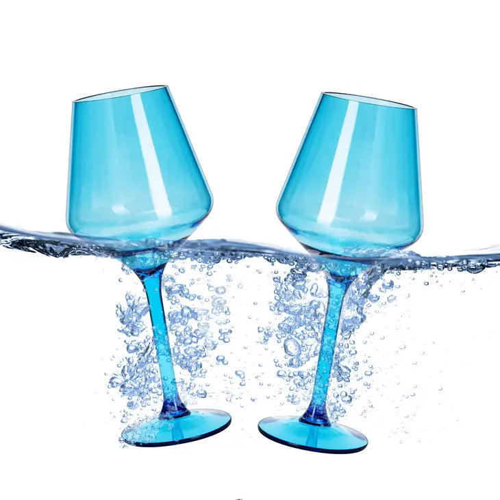Acrylic Floating Wine Glass