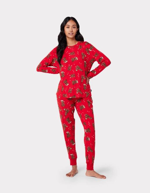 Red Christmas Cockapoo Pajama Set