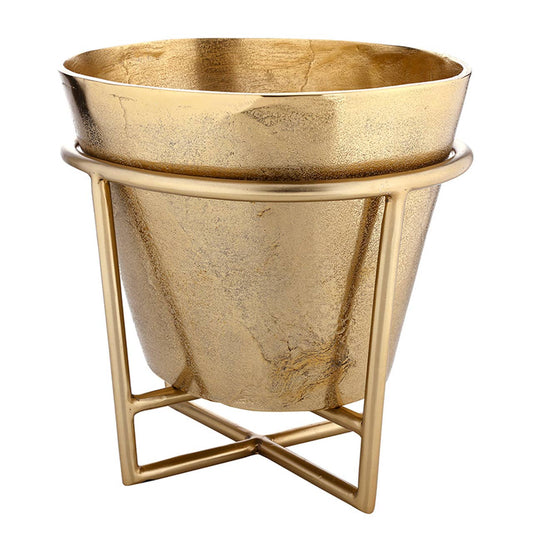 Gold Aluminum Champagne+ Wine Bucket