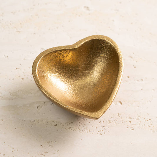 Gold Heart Bowl