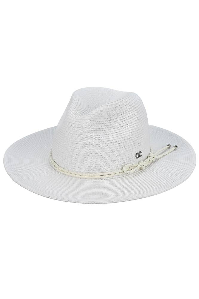 Leather String Rope Band Hat