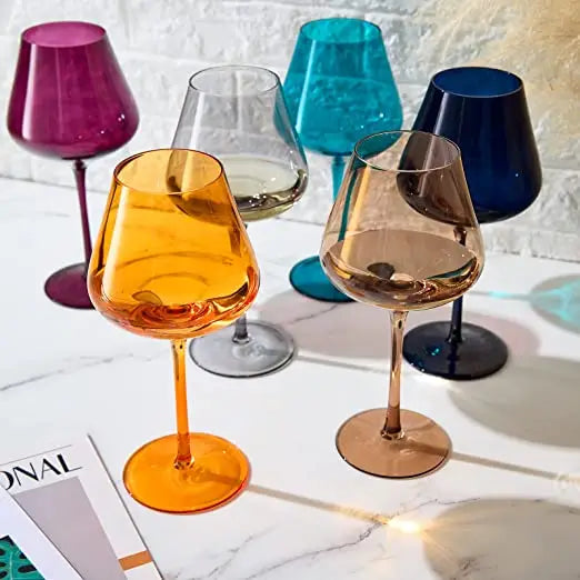 Fall Colors Wine Glass Set