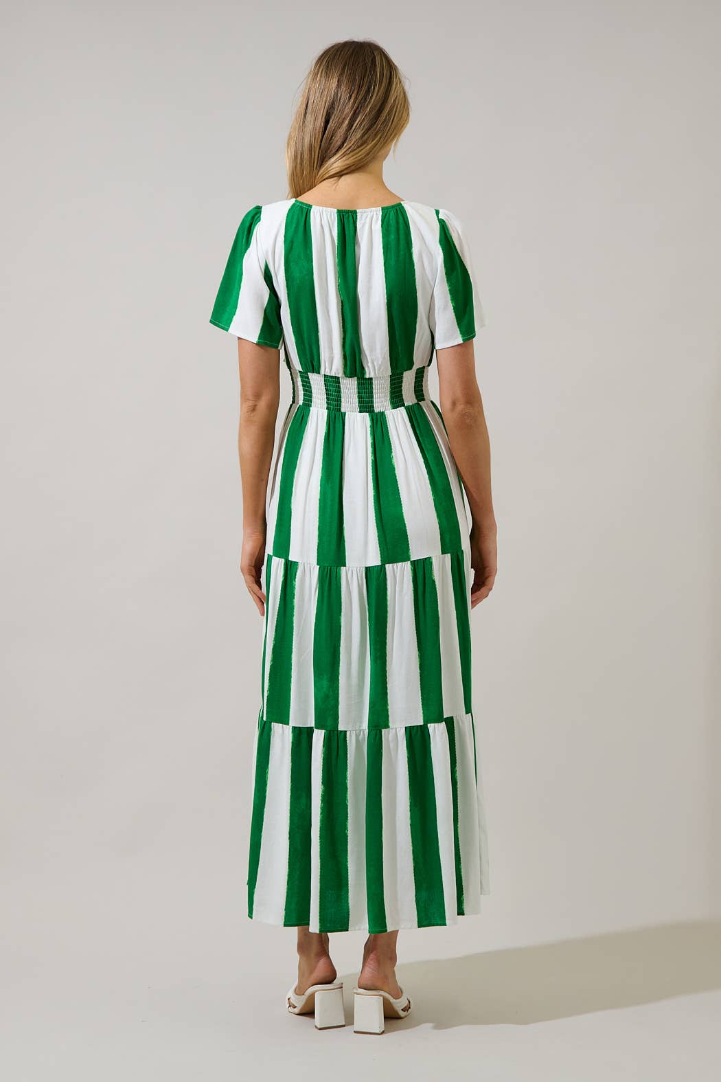 Pilmar Striped Rony Smocked Maxi Dress