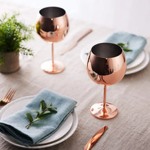 Load image into Gallery viewer, Rose Gold Gin Glass
