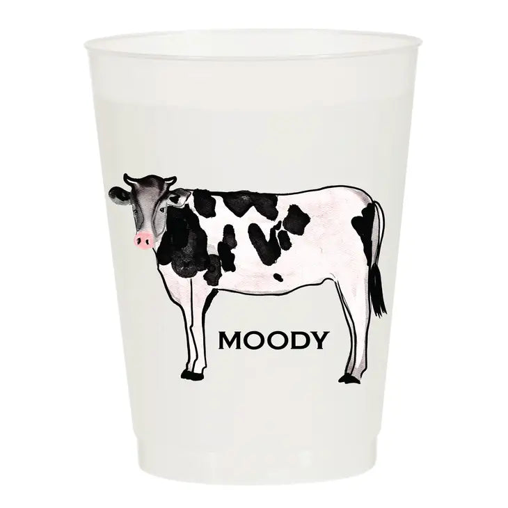 Moody Cow Frosted Cups