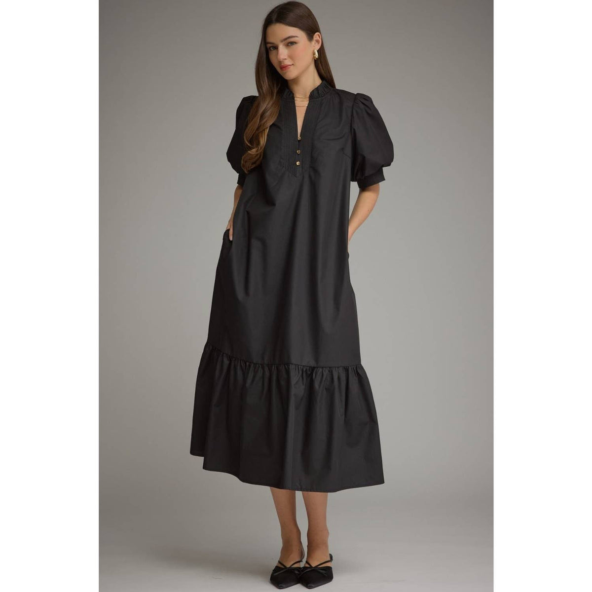 Black Midi Dress