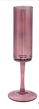 Load image into Gallery viewer, Vintage Champagne Flute - Etched Cranberry
