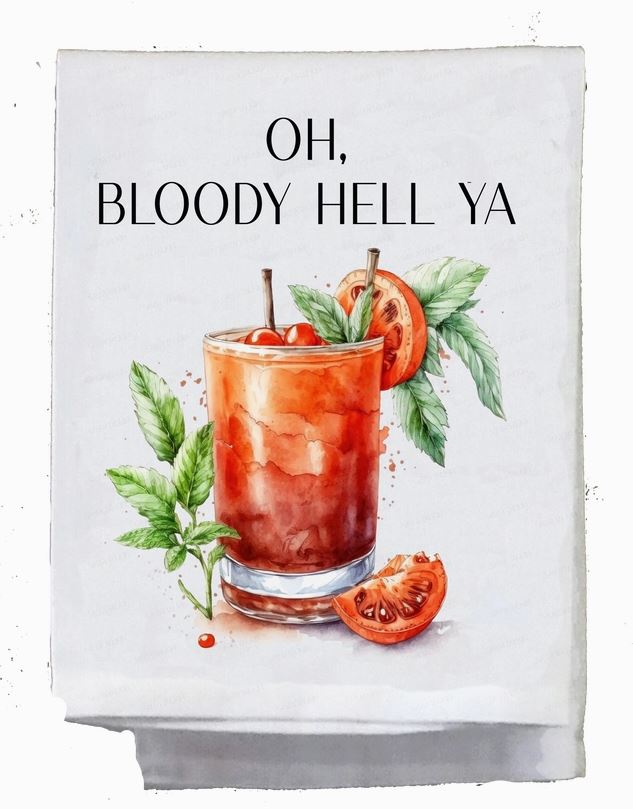 Bloody Mary Kitchen Towel