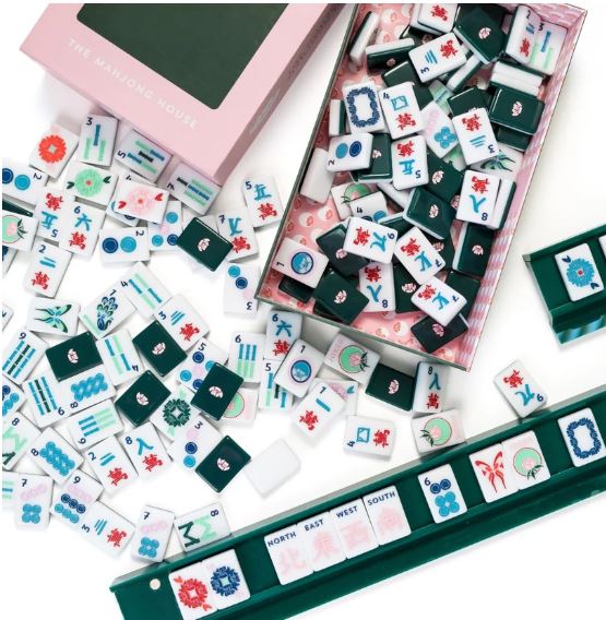 Green & White House Tiles