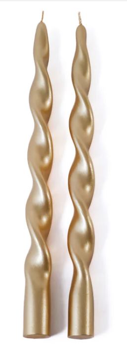 Lumière Twist Formal Candles- Set of 2