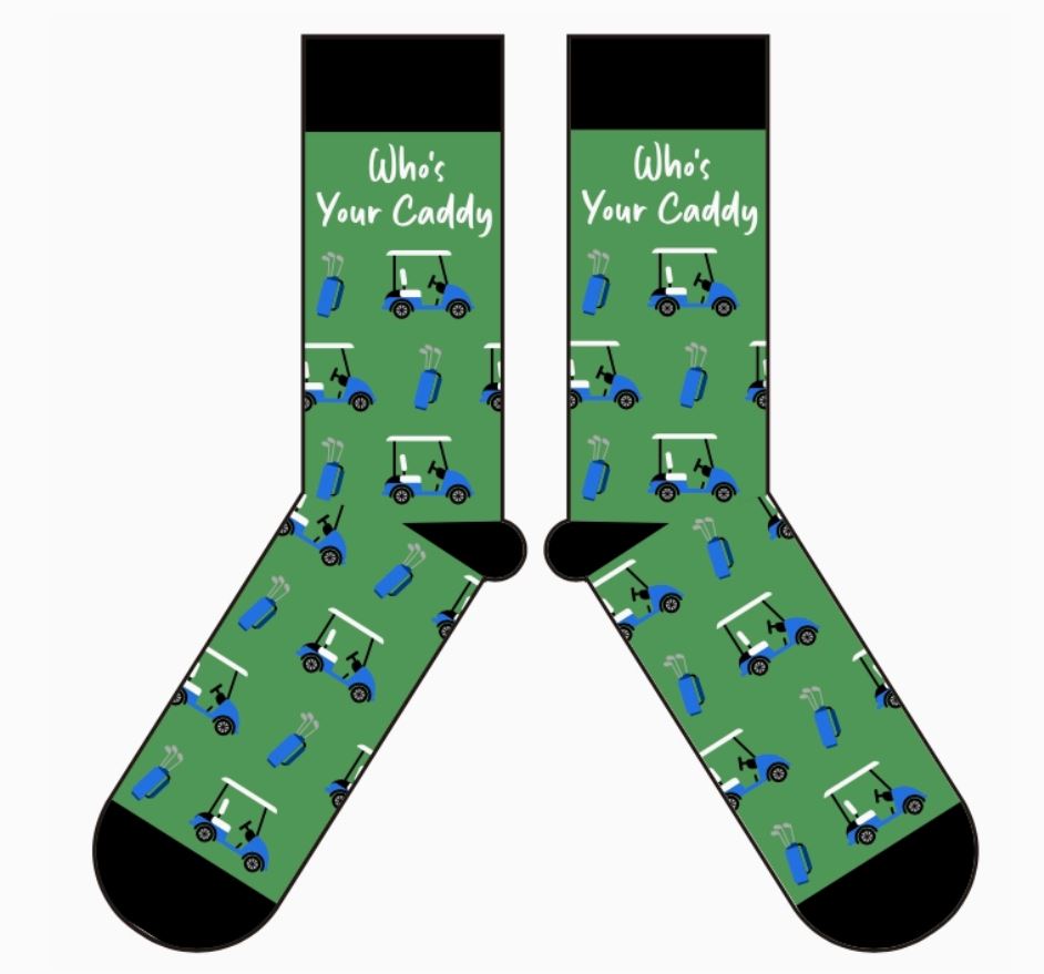 Who's Your Caddy Golf Socks
