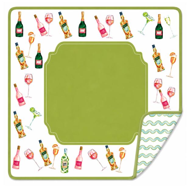 Double-sided Cocktail Mahjong mat