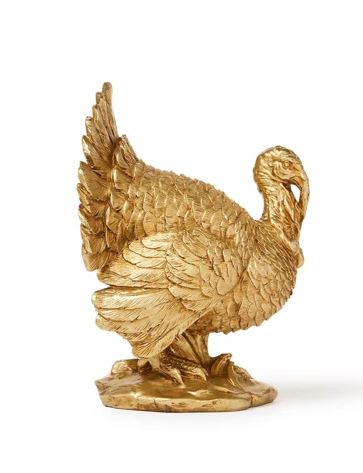 Golden Turkey Sculpture